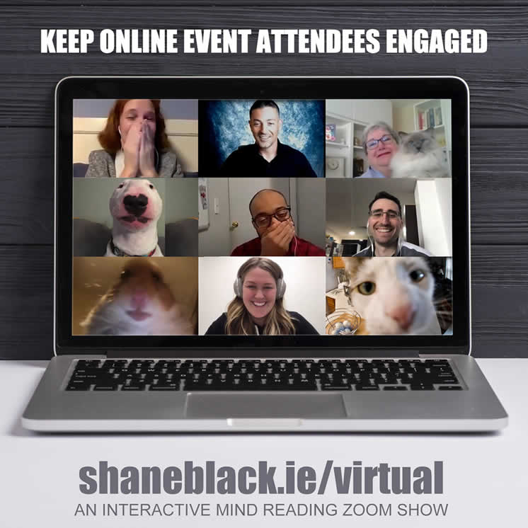 Shane Black Mentalist & Magician - Virtual Zoom Show