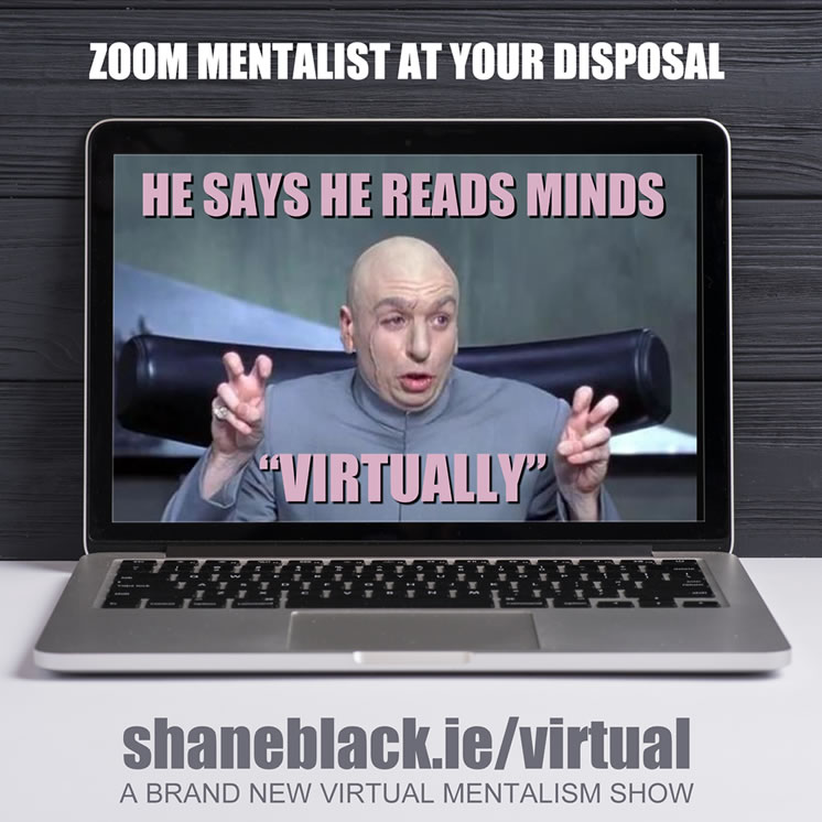 Shane Black Virtual Mind Reading Show - Dr. Evil Meme