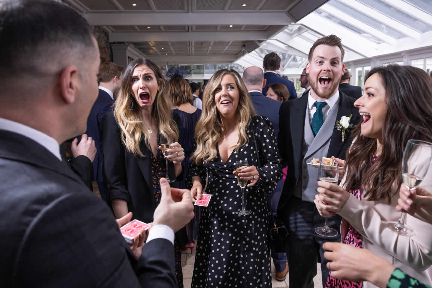 Shane Black Mentalist converting sceptical guest at wedding reception