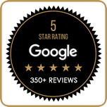 350+ google reviews small.fw